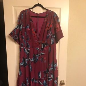 eShakti Kimono style flower dress